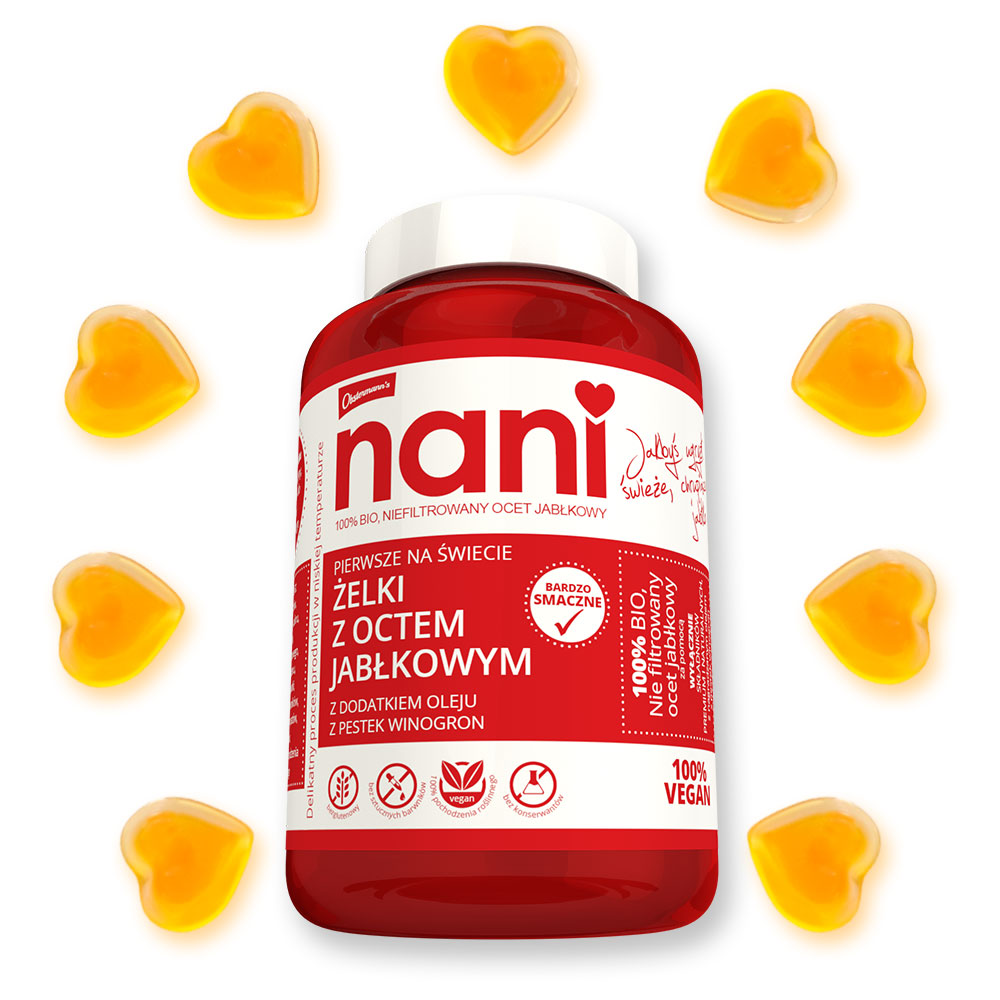NANI żelki z octem jabłkowym